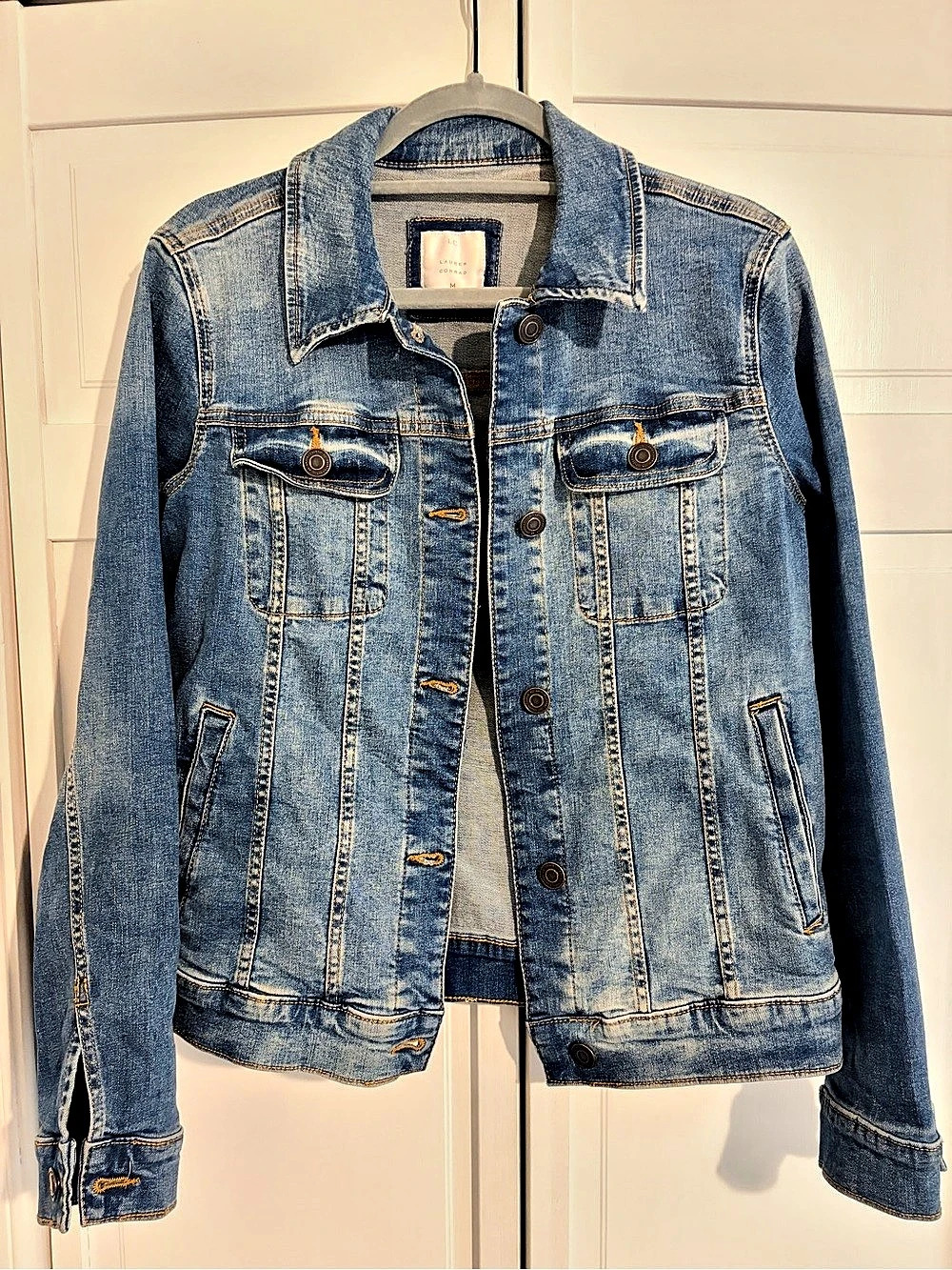 Lauren Conrad Denim Jacket Size Medium Like New